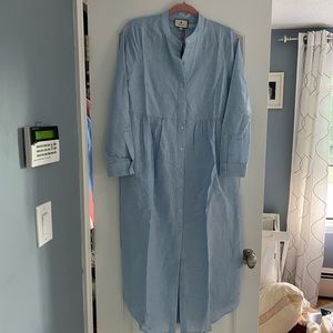 Tuckernuck Linen Blend Shirt Dress